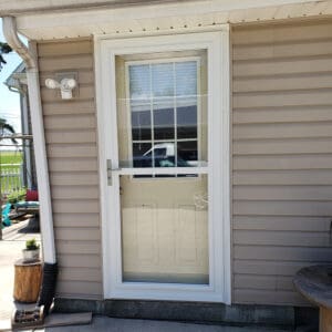 White Storm Door