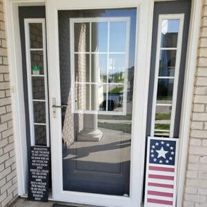 White Storm Door