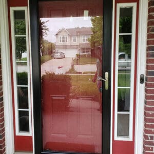 Red Storm Door