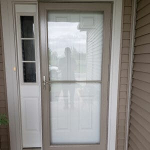 Brown Storm Door