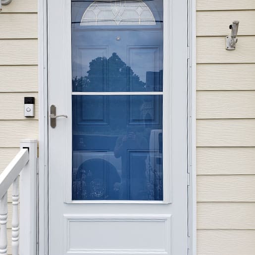 White Storm Door